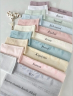 12'Lİ PAKET 30X50 SARRA ETAMİN DİKİŞLİ HAVLU