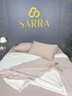 SARRA 220X240 ÇİFT KİŞİLİK MÜSLİN YATAK ÖRTÜSÜ