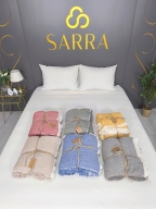 SARRA 220X240 ÇİFT KİŞİLİK MÜSLİN YATAK ÖRTÜSÜ