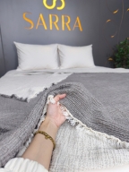 SARRA 220X240 ÇİFT KİŞİLİK MÜSLİN YATAK ÖRTÜSÜ