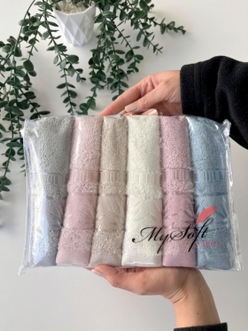 MYSOFT 30X50 6'LI PVC BAMBU HAVLU